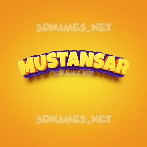 mustansar in Orange Toon style - 3D name wallpaper mustansar in Orange Toon style - 3D name wallpaper