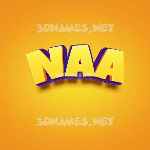 naa in Orange Toon style - 3D name wallpaper naa in Orange Toon style - 3D name wallpaper