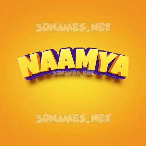 naamya in Orange Toon style - 3D name wallpaper naamya in Orange Toon style - 3D name wallpaper