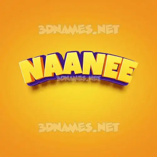 naanee in Orange Toon style - 3D name wallpaper naanee in Orange Toon style - 3D name wallpaper