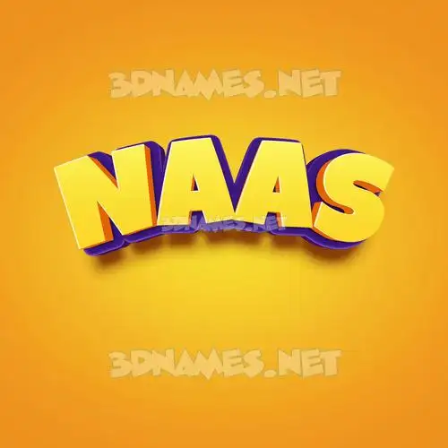 naas in Orange Toon style - 3D name wallpaper naas in Orange Toon style - 3D name wallpaper