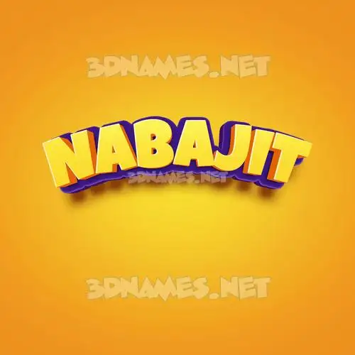 nabajit in Orange Toon style - 3D name wallpaper nabajit in Orange Toon style - 3D name wallpaper