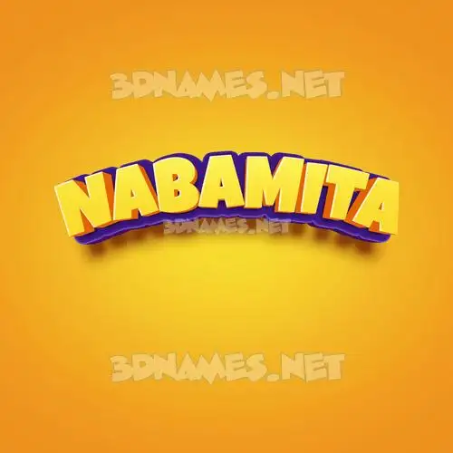 nabamita in Orange Toon style - 3D name wallpaper nabamita in Orange Toon style - 3D name wallpaper
