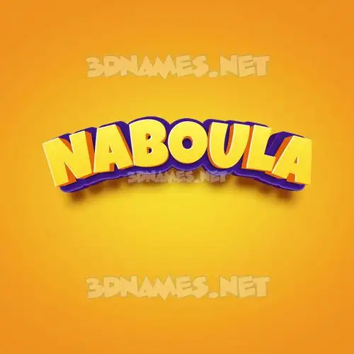 naboula in Orange Toon style - 3D name wallpaper naboula in Orange Toon style - 3D name wallpaper