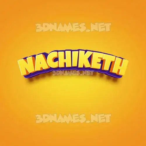 nachiketh in Orange Toon style - 3D name wallpaper nachiketh in Orange Toon style - 3D name wallpaper
