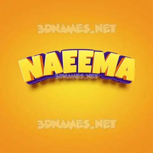 naeema in Orange Toon style - 3D name wallpaper naeema in Orange Toon style - 3D name wallpaper