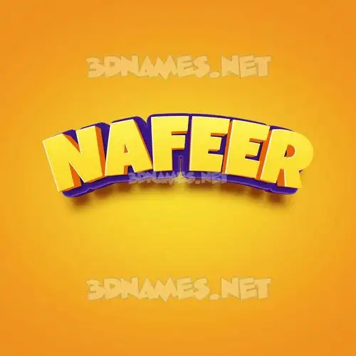 nafeer in Orange Toon style - 3D name wallpaper nafeer in Orange Toon style - 3D name wallpaper