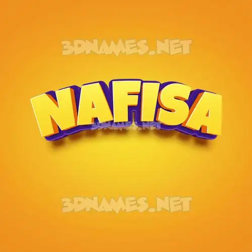 nafisa in Orange Toon style - 3D name wallpaper nafisa in Orange Toon style - 3D name wallpaper