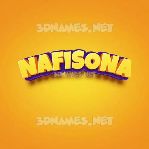 nafisona in Orange Toon style - 3D name wallpaper nafisona in Orange Toon style - 3D name wallpaper