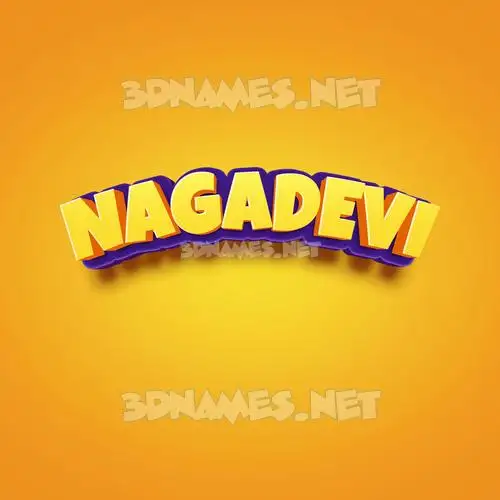 nagadevi in Orange Toon style - 3D name wallpaper nagadevi in Orange Toon style - 3D name wallpaper