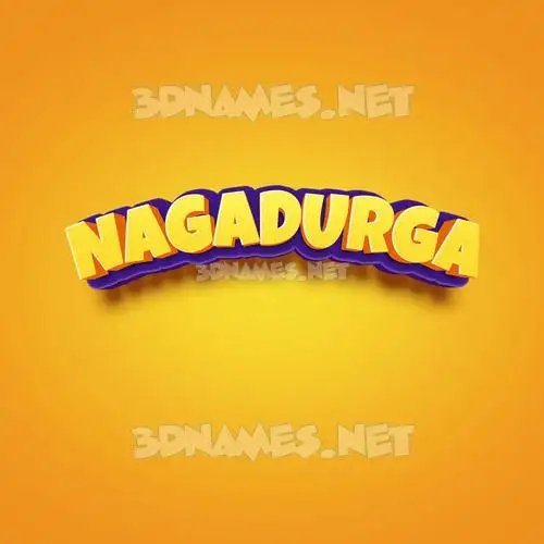 nagadurga in Orange Toon style - 3D name wallpaper nagadurga in Orange Toon style - 3D name wallpaper