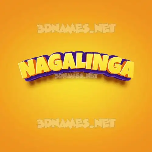 nagalinga in Orange Toon style - 3D name wallpaper nagalinga in Orange Toon style - 3D name wallpaper
