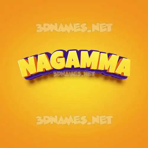 nagamma in Orange Toon style - 3D name wallpaper nagamma in Orange Toon style - 3D name wallpaper