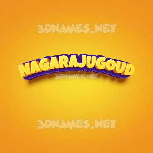 nagarajugoud in Orange Toon style - 3D name wallpaper nagarajugoud in Orange Toon style - 3D name wallpaper