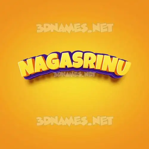nagasrinu in Orange Toon style - 3D name wallpaper nagasrinu in Orange Toon style - 3D name wallpaper
