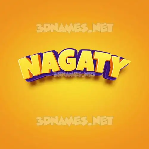 nagaty in Orange Toon style - 3D name wallpaper nagaty in Orange Toon style - 3D name wallpaper