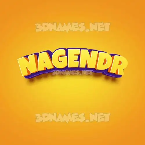 nagendr in Orange Toon style - 3D name wallpaper nagendr in Orange Toon style - 3D name wallpaper