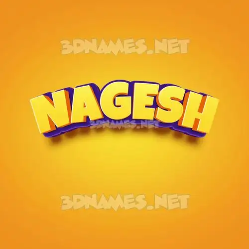 nagesh in Orange Toon style - 3D name wallpaper nagesh in Orange Toon style - 3D name wallpaper