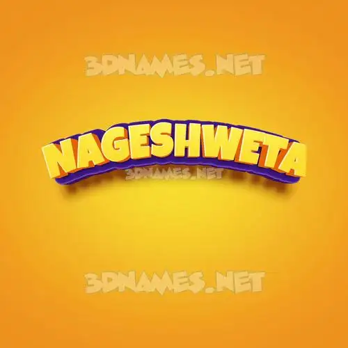 nageshweta in Orange Toon style - 3D name wallpaper nageshweta in Orange Toon style - 3D name wallpaper