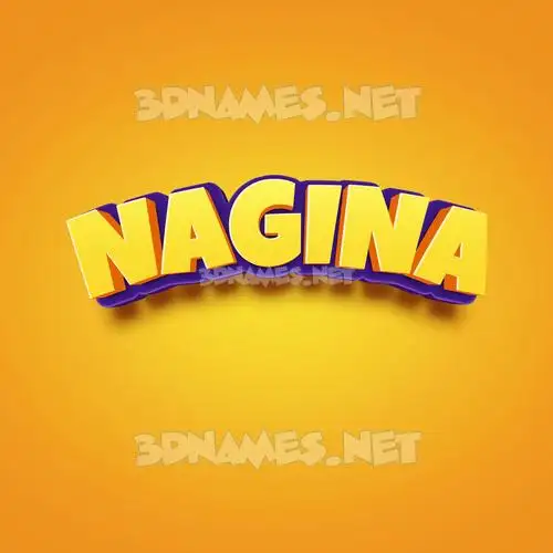 nagina in Orange Toon style - 3D name wallpaper nagina in Orange Toon style - 3D name wallpaper