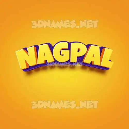 nagpal in Orange Toon style - 3D name wallpaper nagpal in Orange Toon style - 3D name wallpaper