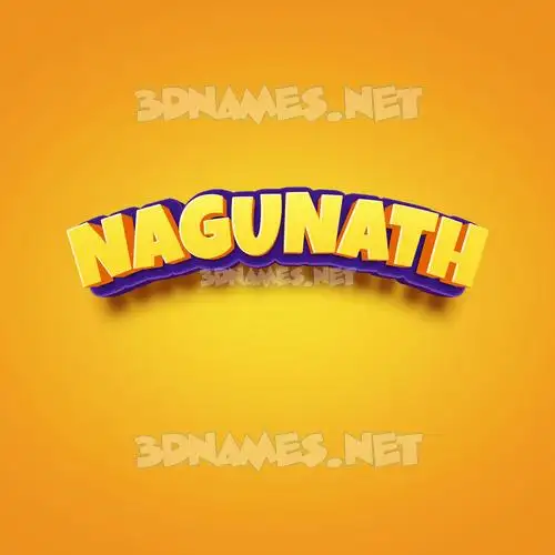 nagunath in Orange Toon style - 3D name wallpaper nagunath in Orange Toon style - 3D name wallpaper