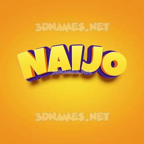 naijo in Orange Toon style - 3D name wallpaper naijo in Orange Toon style - 3D name wallpaper