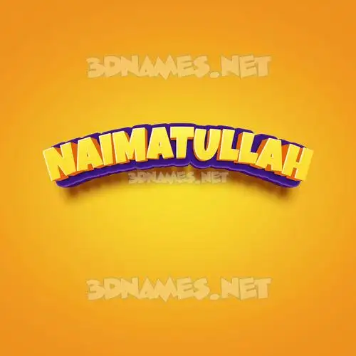 naimatullah in Orange Toon style - 3D name wallpaper naimatullah in Orange Toon style - 3D name wallpaper