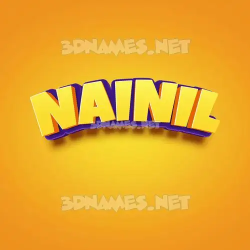 nainil in Orange Toon style - 3D name wallpaper nainil in Orange Toon style - 3D name wallpaper