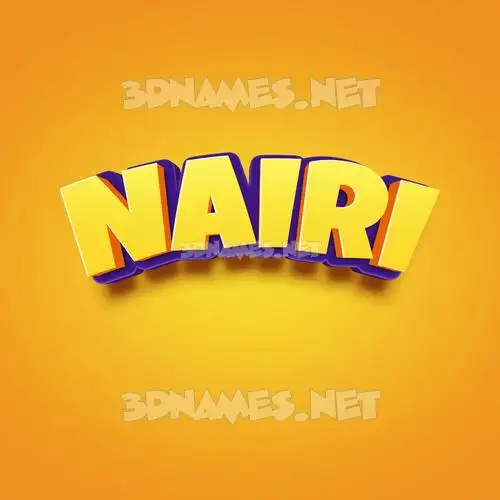 nairi in Orange Toon style - 3D name wallpaper nairi in Orange Toon style - 3D name wallpaper