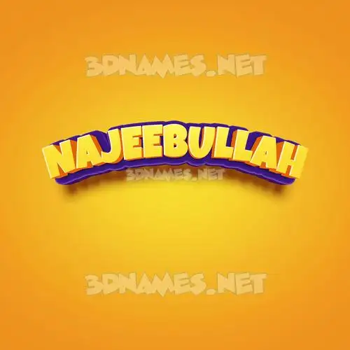 najeebullah in Orange Toon style - 3D name wallpaper najeebullah in Orange Toon style - 3D name wallpaper