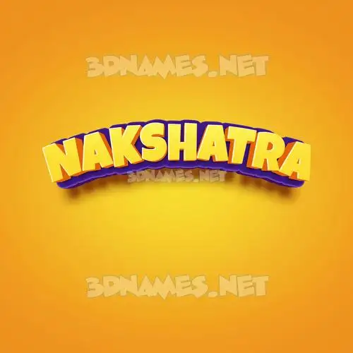 nakshatra in Orange Toon style - 3D name wallpaper nakshatra in Orange Toon style - 3D name wallpaper