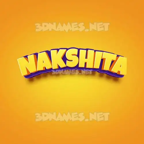 nakshita in Orange Toon style - 3D name wallpaper nakshita in Orange Toon style - 3D name wallpaper