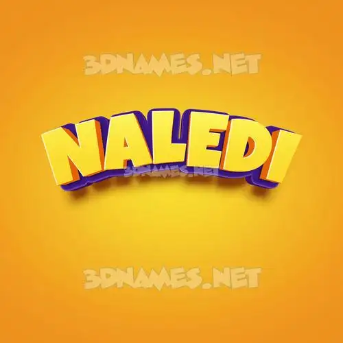 naledi in Orange Toon style - 3D name wallpaper naledi in Orange Toon style - 3D name wallpaper