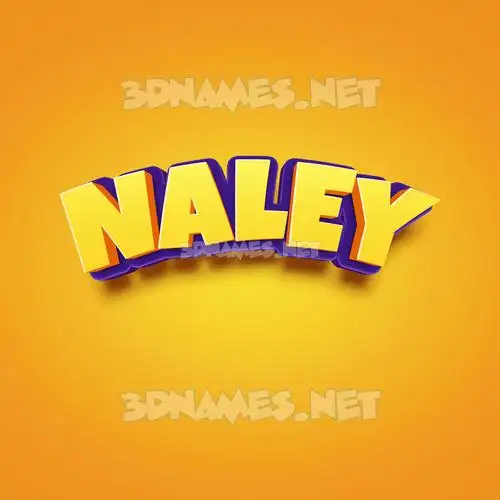 naley in Orange Toon style - 3D name wallpaper naley in Orange Toon style - 3D name wallpaper