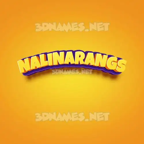 nalinarangs in Orange Toon style - 3D name wallpaper nalinarangs in Orange Toon style - 3D name wallpaper