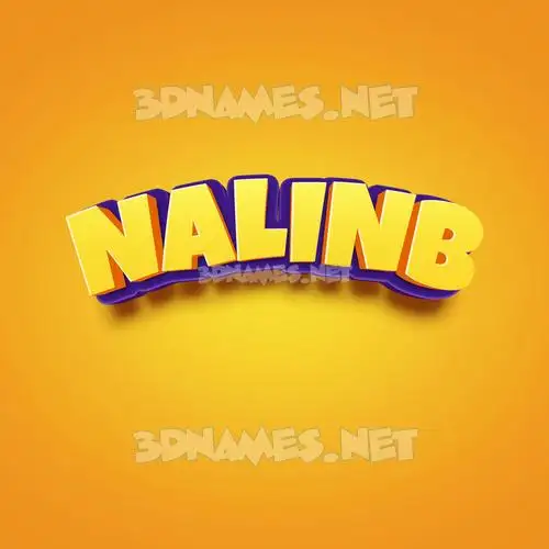 nalinb in Orange Toon style - 3D name wallpaper nalinb in Orange Toon style - 3D name wallpaper