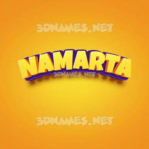 namarta in Orange Toon style - 3D name wallpaper namarta in Orange Toon style - 3D name wallpaper