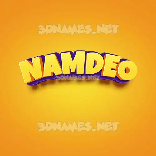 namdeo in Orange Toon style - 3D name wallpaper namdeo in Orange Toon style - 3D name wallpaper