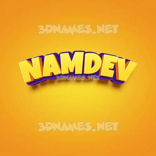 namdev in Orange Toon style - 3D name wallpaper namdev in Orange Toon style - 3D name wallpaper