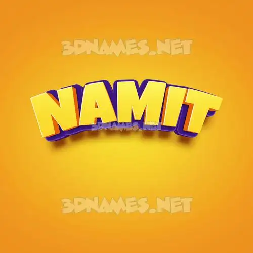 namit in Orange Toon style - 3D name wallpaper namit in Orange Toon style - 3D name wallpaper