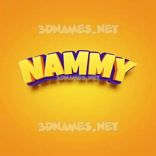 nammy in Orange Toon style - 3D name wallpaper nammy in Orange Toon style - 3D name wallpaper