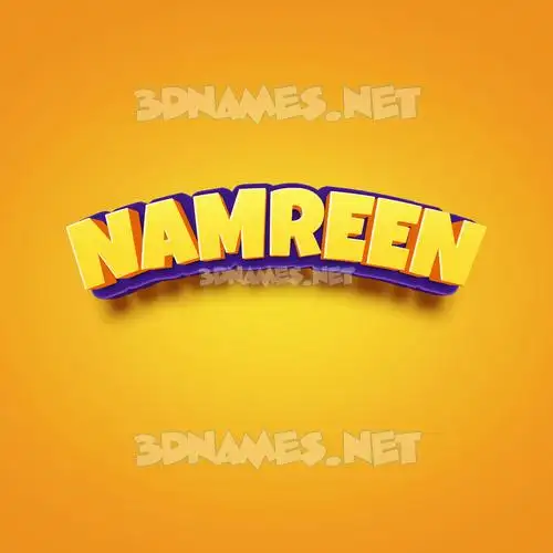 namreen in Orange Toon style - 3D name wallpaper namreen in Orange Toon style - 3D name wallpaper