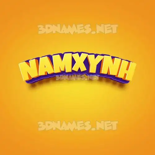 namxynh in Orange Toon style - 3D name wallpaper namxynh in Orange Toon style - 3D name wallpaper