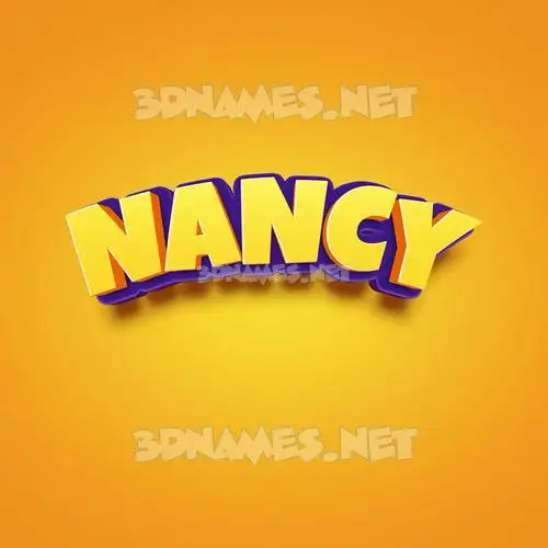 nancy in Orange Toon style - 3D name wallpaper nancy in Orange Toon style - 3D name wallpaper