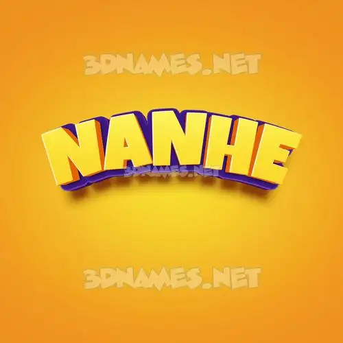 nanhe in Orange Toon style - 3D name wallpaper nanhe in Orange Toon style - 3D name wallpaper