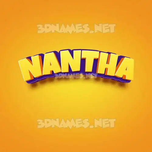 nantha in Orange Toon style - 3D name wallpaper nantha in Orange Toon style - 3D name wallpaper