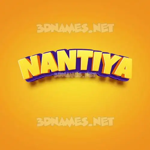 nantiya in Orange Toon style - 3D name wallpaper nantiya in Orange Toon style - 3D name wallpaper