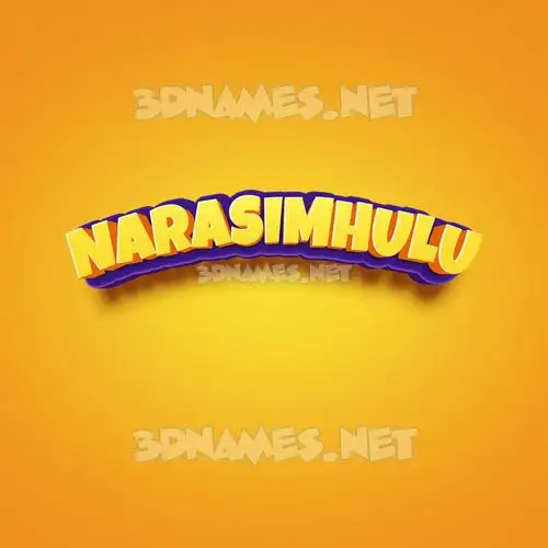 narasimhulu in Orange Toon style - 3D name wallpaper narasimhulu in Orange Toon style - 3D name wallpaper