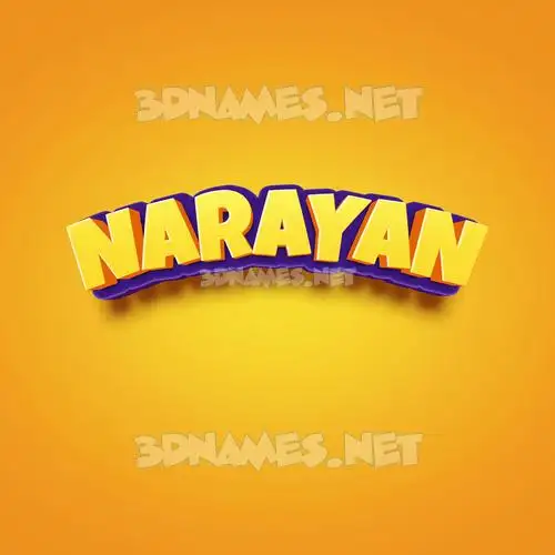 narayan in Orange Toon style - 3D name wallpaper narayan in Orange Toon style - 3D name wallpaper